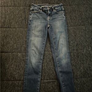 American Eagle Outfitters Women's Blue Skinny Jeans